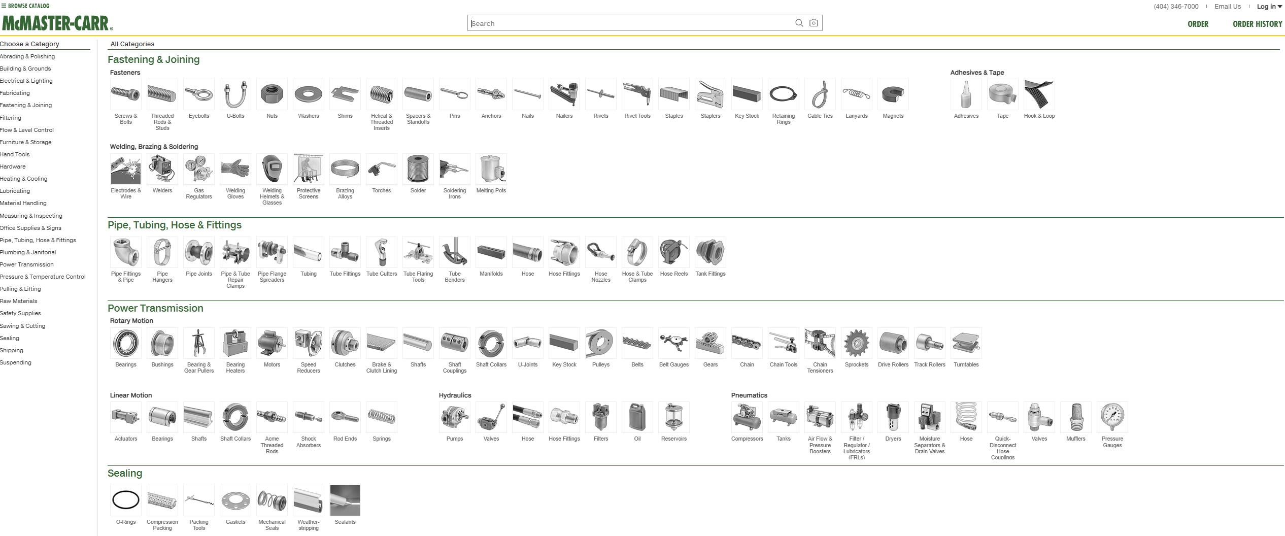 McMaster-Carr ux